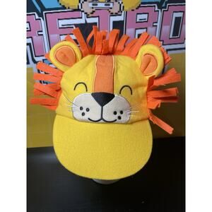 Amscan Kids Hat Look Jungle Brand New Yellow Orange NWT One Size Fits Most